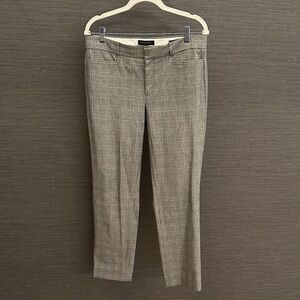 Banana Republic Sloan Gray Plaid Pants NWT